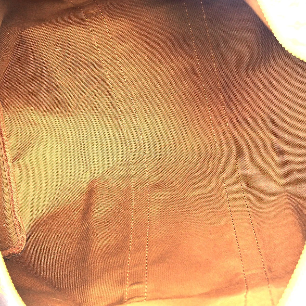 Louis Vuitton Keepall Bag Monogram Canvas Brown Canvas Travel Bag Bag (   )
