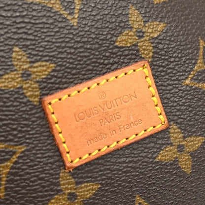 Louis Vuitton Saumur Handbag Monogram Canvas Brown Canvas Shoulder Bag Bag (   )