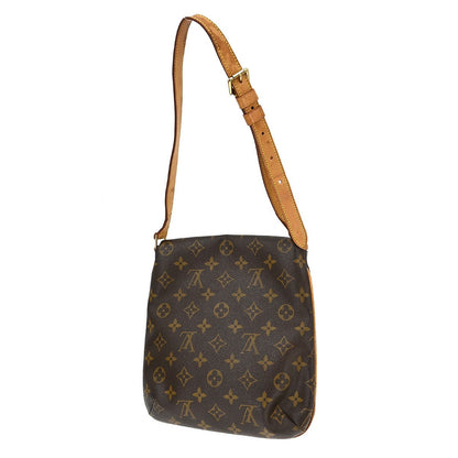 Louis Vuitton Musette Salsa Handbag Monogram Canvas Brown Canvas Shoulder Bag Bag (   )