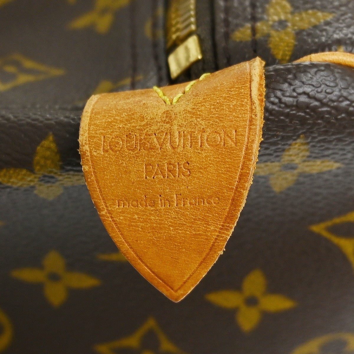 Louis Vuitton Keepall Bag Monogram Canvas Brown Canvas Travel Bag Bag (   )