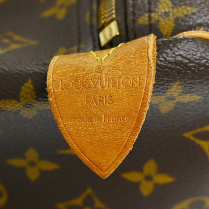 Louis Vuitton Keepall Bag Monogram Canvas Brown Canvas Travel Bag Bag (   )