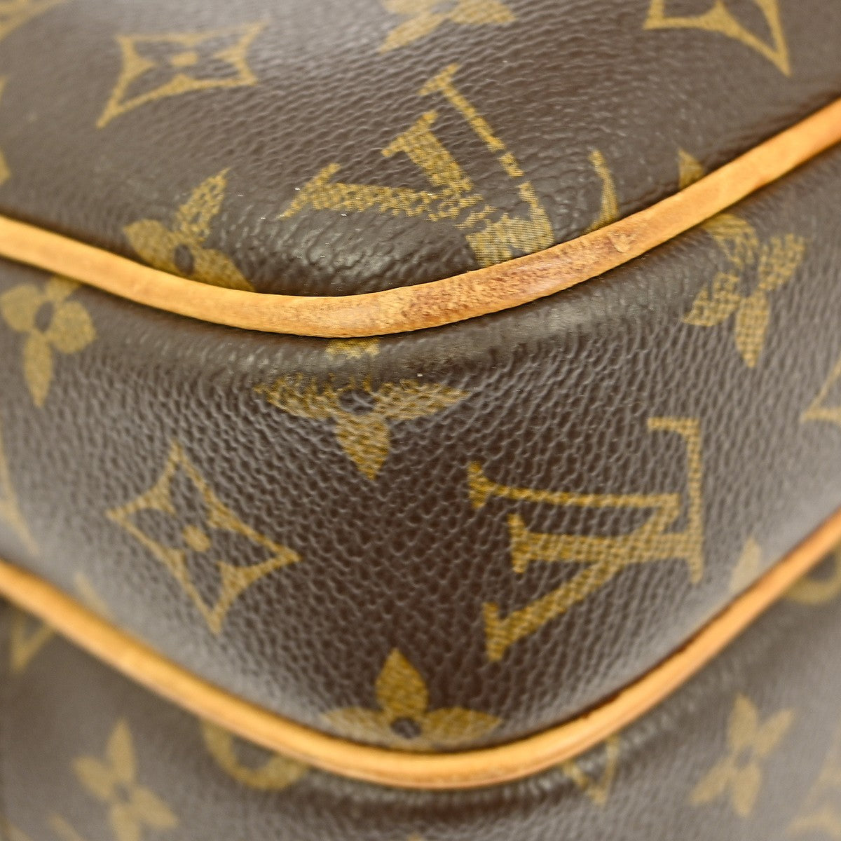 Louis Vuitton Reporter Bag Monogram Canvas Brown Canvas Shoulder Bag Bag (   )