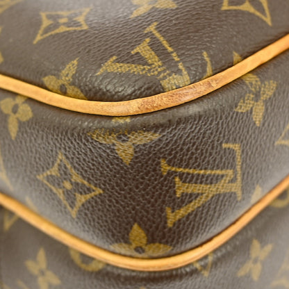 Louis Vuitton Reporter Bag Monogram Canvas Brown Canvas Shoulder Bag Bag (   )