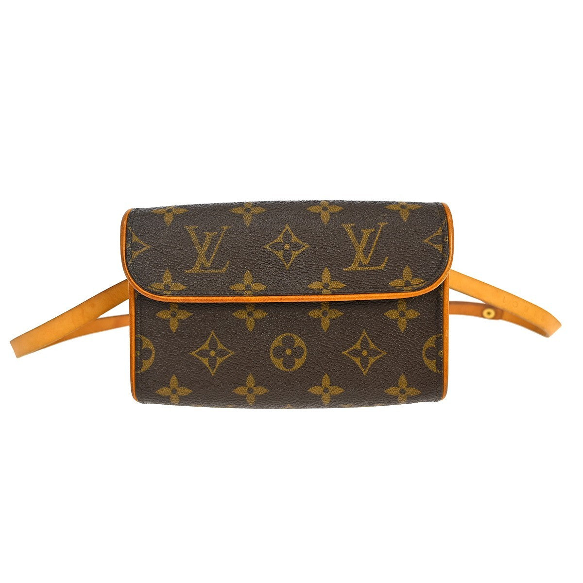 Louis Vuitton Florentine Waist Bag Monogram Canvas Brown Canvas Clutche & Pouche Bag (   )