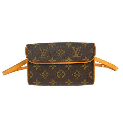 Louis Vuitton Florentine Waist Bag Monogram Canvas Brown Canvas Clutche & Pouche Bag (   )