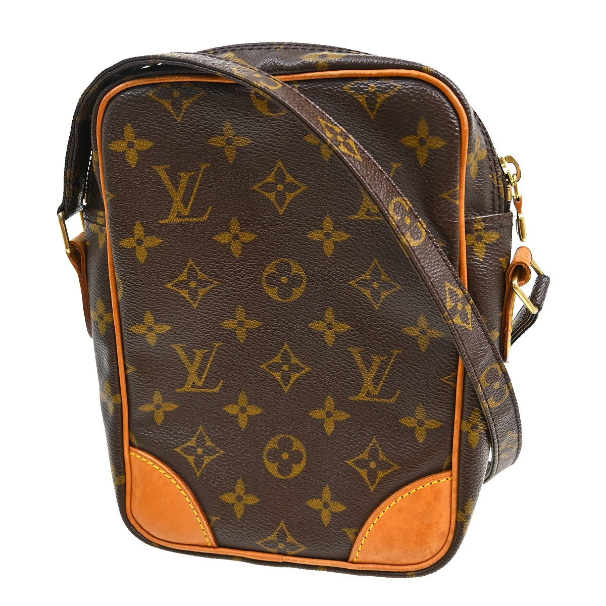 Louis Vuitton Amazone Bag Monogram Canvas Brown Canvas Shoulder Bag Bag (   )