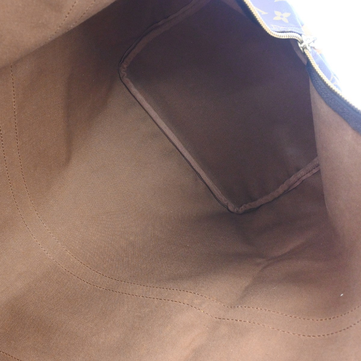 Louis Vuitton Keepall Bag Monogram Canvas Brown Canvas Travel Bag Bag (   )