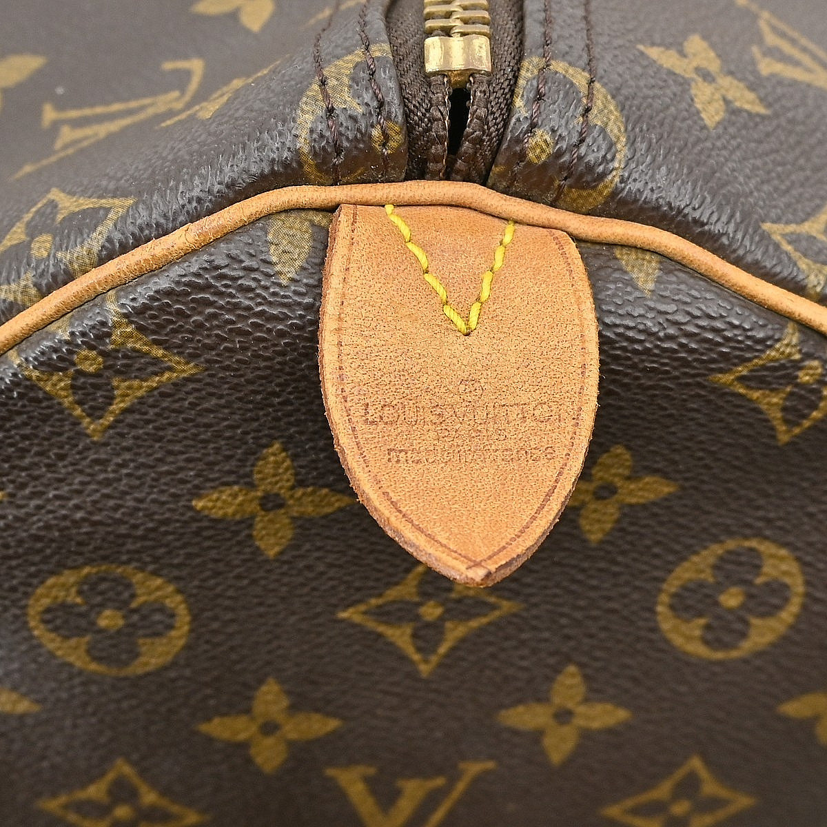 Louis Vuitton Keepall Bag Monogram Canvas Brown Canvas Travel Bag Bag (   )