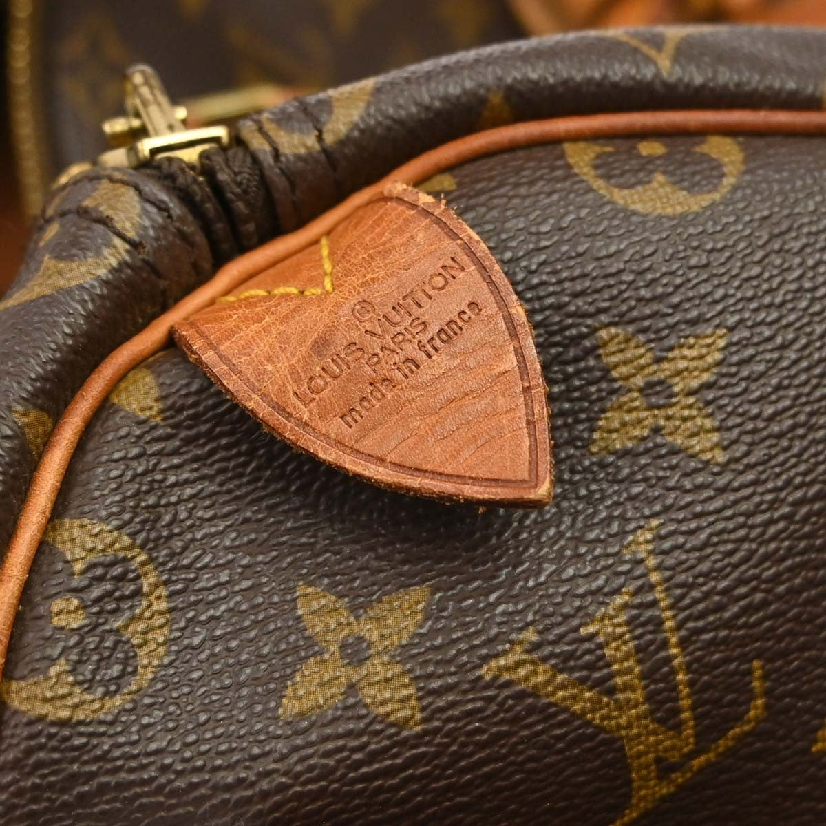 Louis Vuitton Keepall Bag Monogram Canvas Brown Canvas Travel Bag Bag (   )