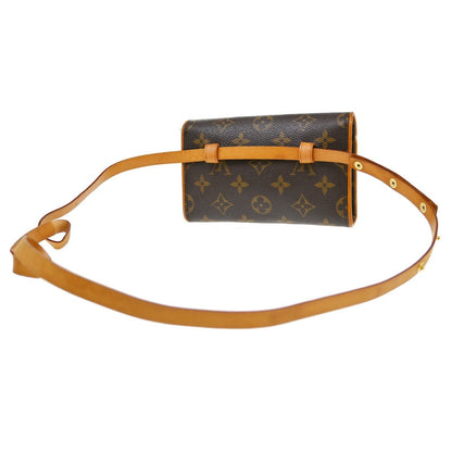 Louis Vuitton Florentine Waist Bag Monogram Canvas Brown Canvas Clutche & Pouche Bag (   )