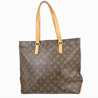 Louis Vuitton Cabas Mezzo Monogram Canvas Brown Canvas Tote Bag Bag (   )