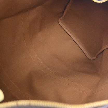 Louis Vuitton Keepall Bag Monogram Canvas Brown Canvas Travel Bag Bag (   )