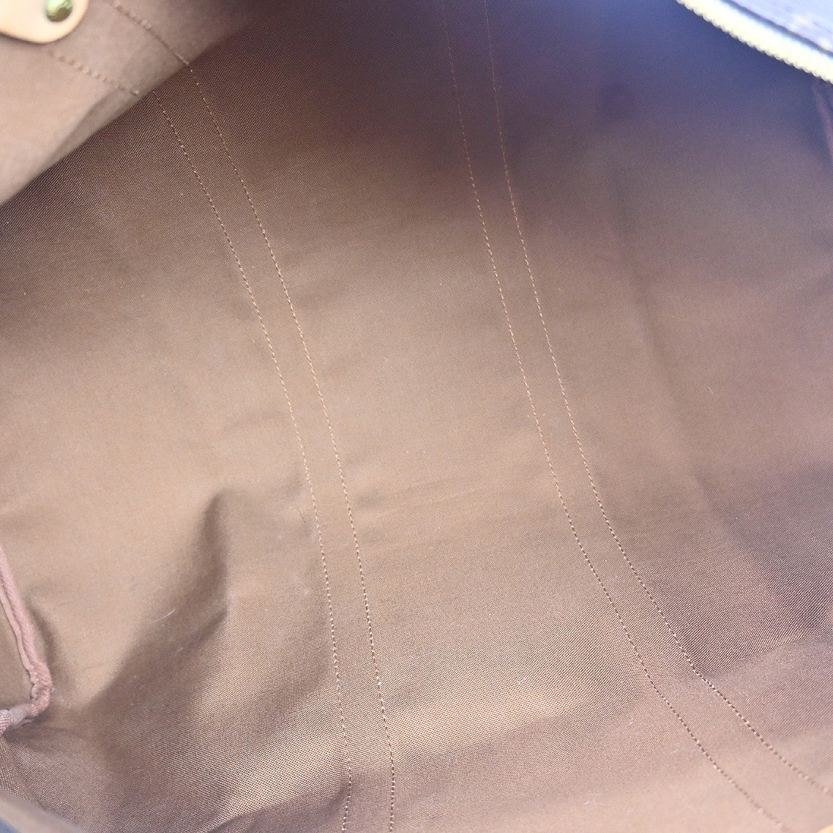 Louis Vuitton Keepall Bag Monogram Canvas Brown Canvas Travel Bag Bag (   )