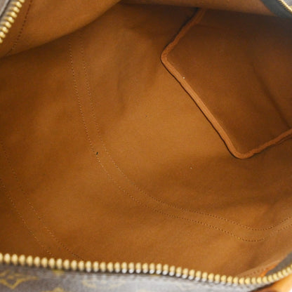 Louis Vuitton Keepall Bag Monogram Canvas Brown Canvas Travel Bag Bag (   )