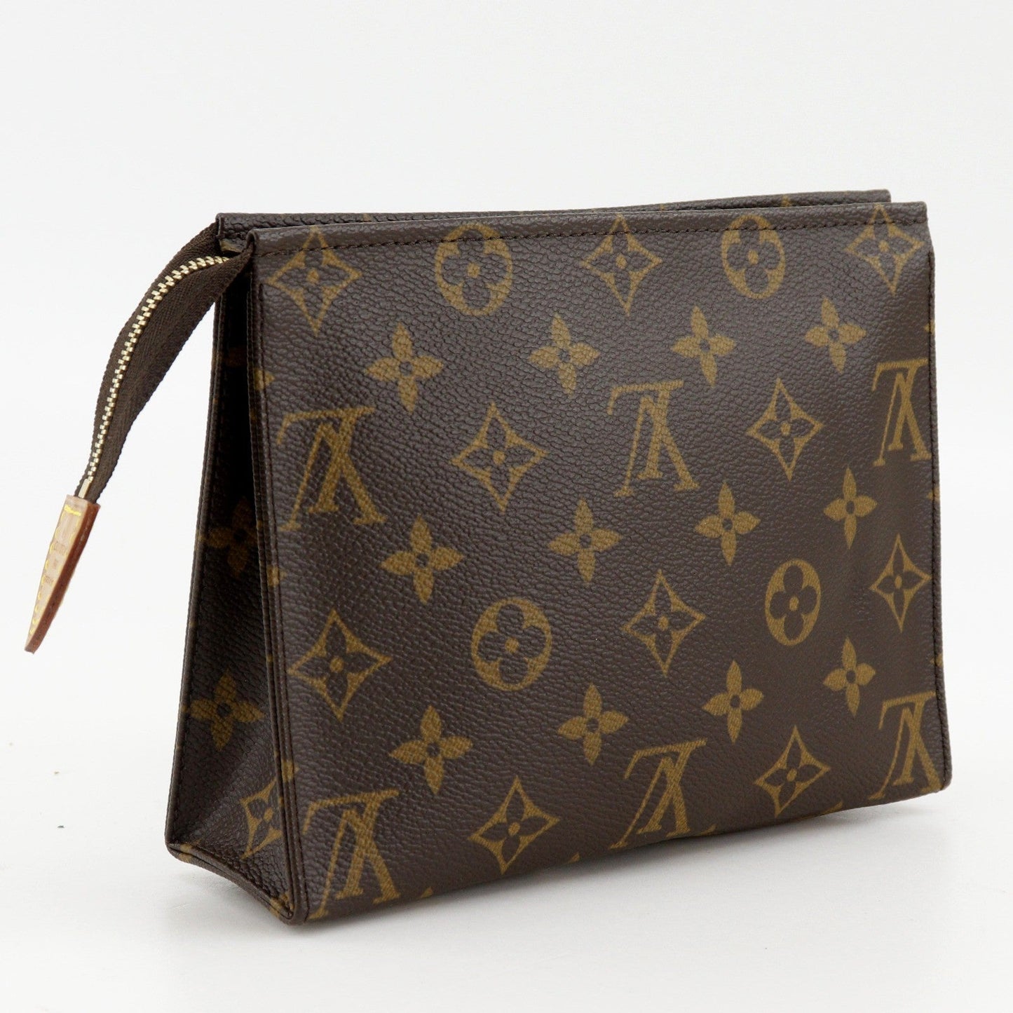 Louis Vuitton Toiletry Pouch Monogram Canvas Brown Canvas Wallets Accessory (   )