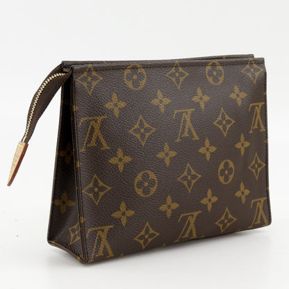 Louis Vuitton Toiletry Pouch Monogram Canvas Brown Canvas Wallets Accessory (   )