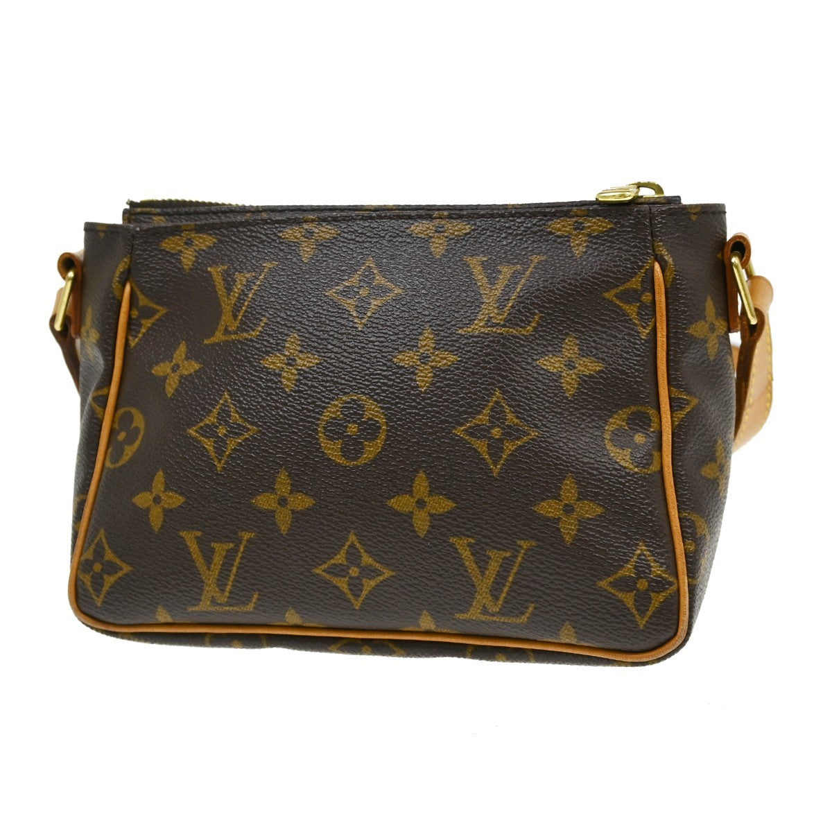 Louis Vuitton Viva Cite Handbag Monogram Canvas Brown Canvas Shoulder Bag Bag (   )
