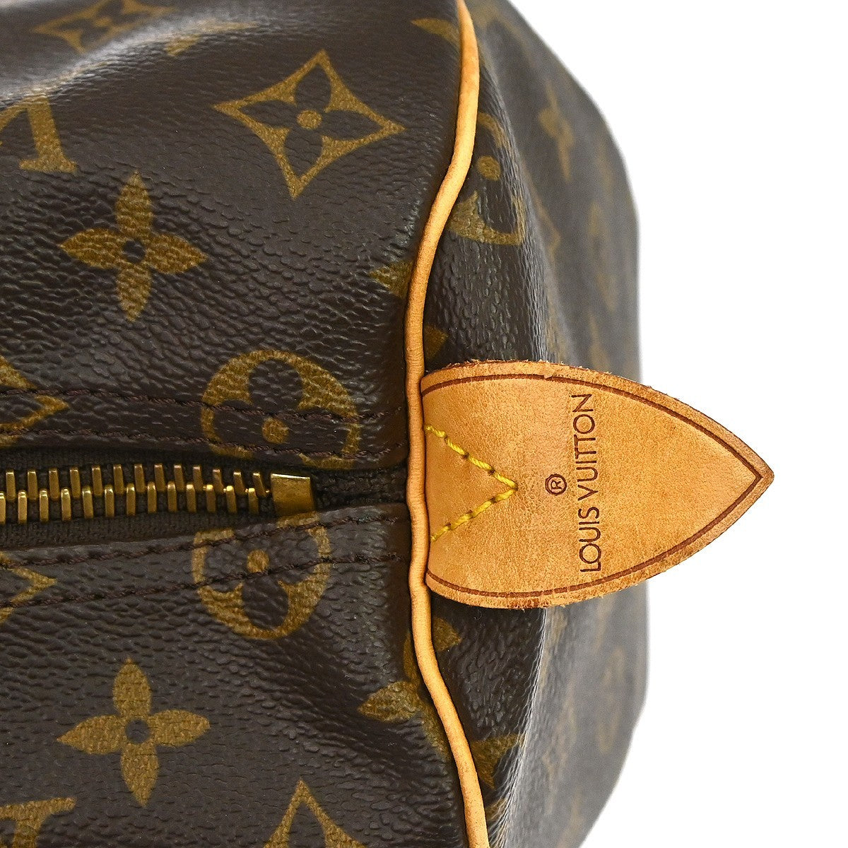 Louis Vuitton Keepall Bag Monogram Canvas Brown Canvas Travel Bag Bag (   )
