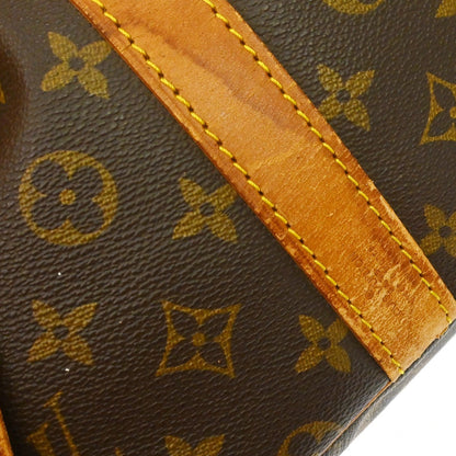Louis Vuitton Keepall Bandouliere Bag Monogram Canvas Brown Canvas Travel Bag Bag (   )