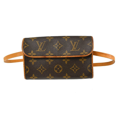 Louis Vuitton Florentine Waist Bag Monogram Canvas Brown Canvas Clutche & Pouche Bag (   )