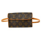 Louis Vuitton Florentine Waist Bag Monogram Canvas Brown Canvas Clutche & Pouche Bag (   )