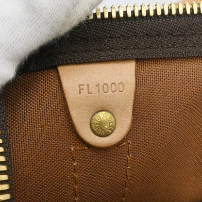 Louis Vuitton Keepall Bag Monogram Canvas Brown Canvas Travel Bag Bag (   )