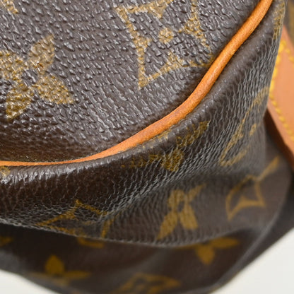 Louis Vuitton Saumur Handbag Monogram Canvas Brown Canvas Shoulder Bag Bag (   )