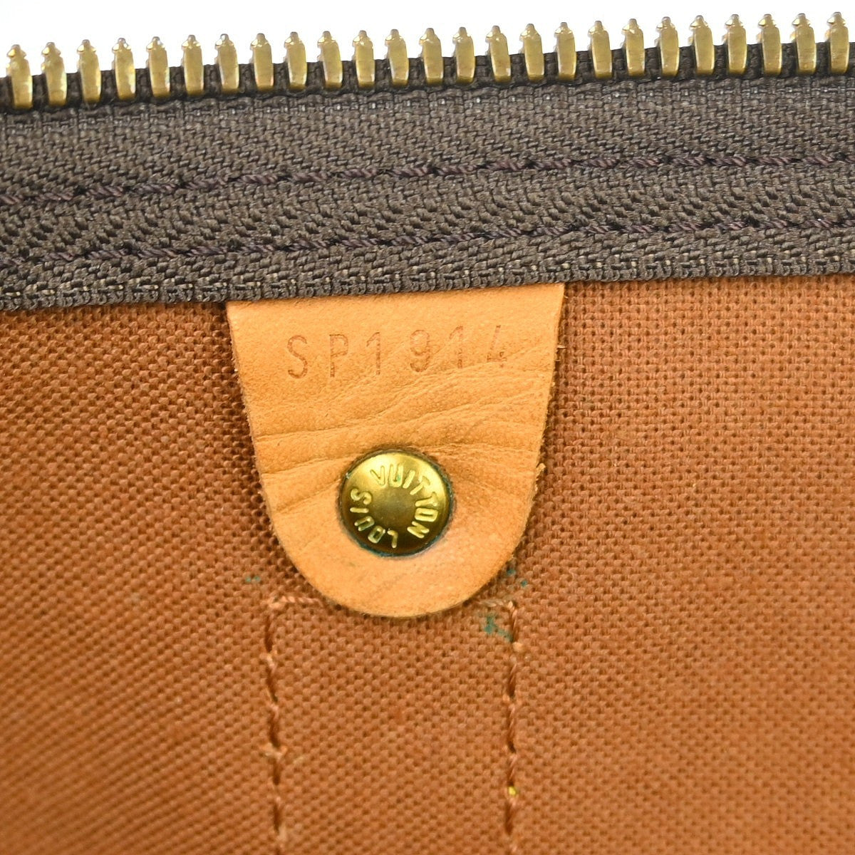Louis Vuitton Keepall Bag Monogram Canvas Brown Canvas Travel Bag Bag (   )