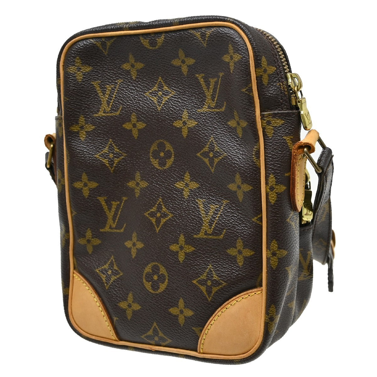 Louis Vuitton Amazone Bag Monogram Canvas Brown Canvas Shoulder Bag Bag (   )