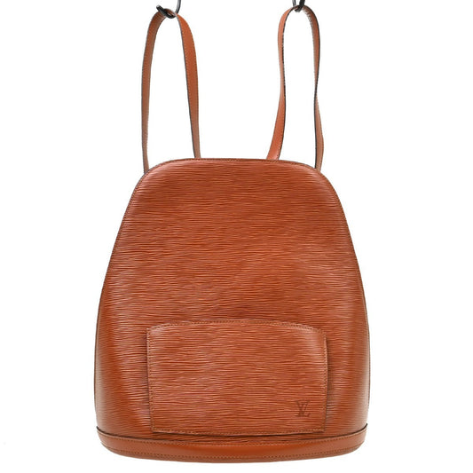 Louis Vuitton Gobelins Backpack Epi Leather Brown Leather Backpack Bag (   )