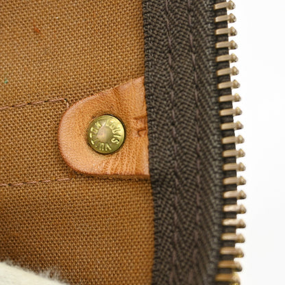 Louis Vuitton Keepall Bag Monogram Canvas Brown Canvas Travel Bag Bag (   )