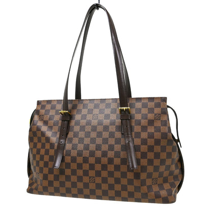 Louis Vuitton Chelsea Handbag Damier Brown Canvas Shoulder Bag Bag (   )