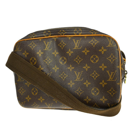 Louis Vuitton Reporter Bag Monogram Canvas Brown Canvas Shoulder Bag Bag (   )