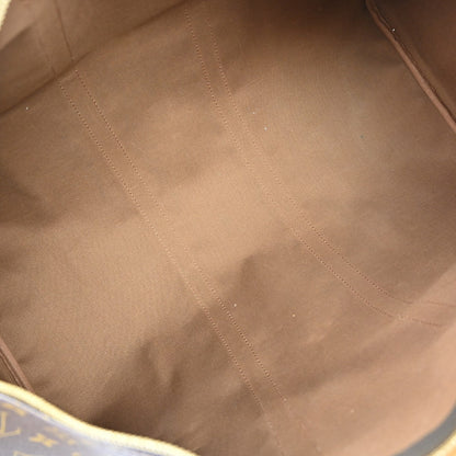 Louis Vuitton Keepall Bag Monogram Canvas Brown Canvas Travel Bag Bag (   )