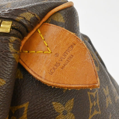 Louis Vuitton Keepall Bag Monogram Canvas Brown Canvas Travel Bag Bag (   )