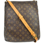 Louis Vuitton Musette Handbag Monogram Canvas Brown Canvas Shoulder Bag Bag (   )