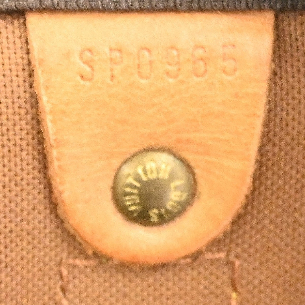 Louis Vuitton Keepall Bag Monogram Canvas Brown Canvas Travel Bag Bag (   )