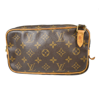 Louis Vuitton Pochette Marly Bandouliere Bag Monogram Canvas Brown Canvas Shoulder Bag Bag (   )