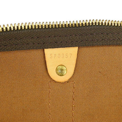 Louis Vuitton Keepall Bag Monogram Canvas Brown Canvas Travel Bag Bag (   )