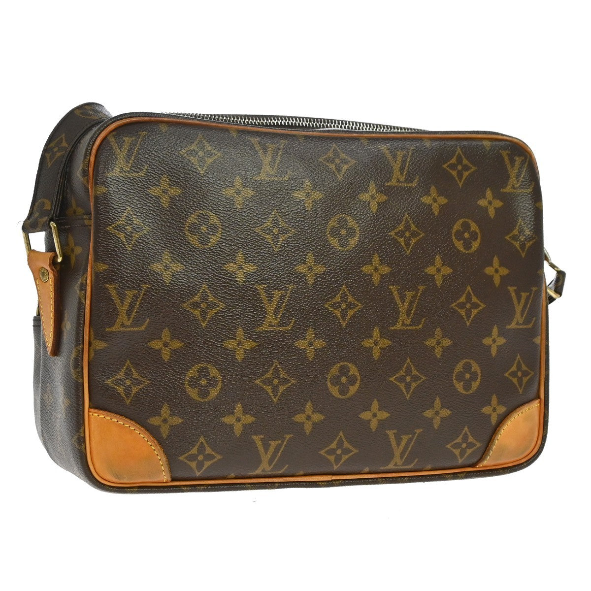 Louis Vuitton Nil Messenger Bag Monogram Canvas Brown Canvas Shoulder Bag Bag (   )