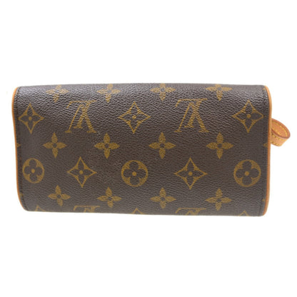 Louis Vuitton Twin Handbag Monogram Canvas Brown Canvas Clutche & Pouche Bag (   )