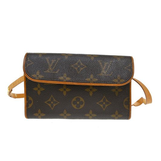 Louis Vuitton Florentine Waist Bag Monogram Canvas Brown Canvas Clutche & Pouche Bag (   )