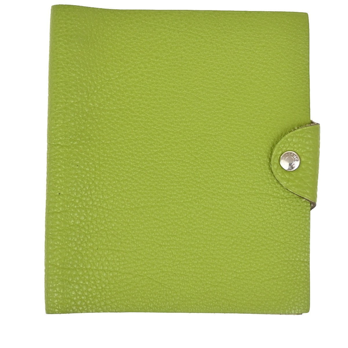 Hermes Ulysse Agenda Cover Leather Green Leather Wallets Accessory (   )