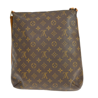 Louis Vuitton Musette Handbag Monogram Canvas Brown Canvas Shoulder Bag Bag (   )