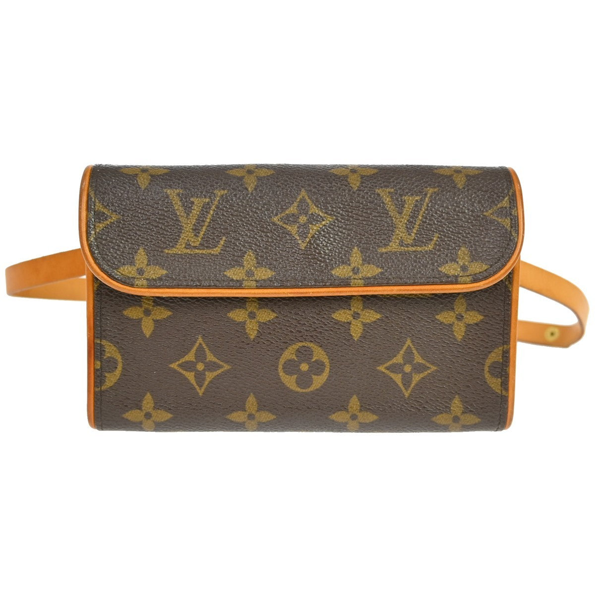 Louis Vuitton Florentine Waist Bag Monogram Canvas Brown Canvas Clutche & Pouche Bag (   )