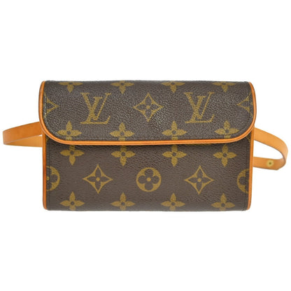Louis Vuitton Florentine Waist Bag Monogram Canvas Brown Canvas Clutche & Pouche Bag (   )