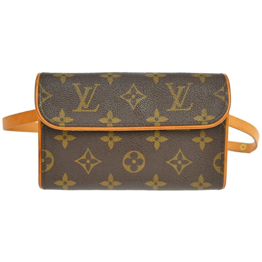 Louis Vuitton Florentine Waist Bag Monogram Canvas Brown Canvas Clutche & Pouche Bag (   )
