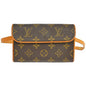 Louis Vuitton Florentine Waist Bag Monogram Canvas Brown Canvas Clutche & Pouche Bag (   )