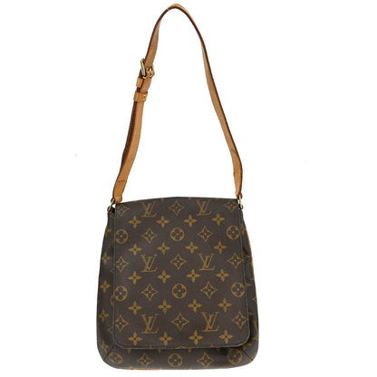 Louis Vuitton Musette Salsa Handbag Monogram Canvas Brown Canvas Shoulder Bag Bag (   )