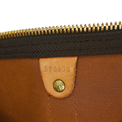 Louis Vuitton Keepall Bag Monogram Canvas Brown Canvas Travel Bag Bag (   )